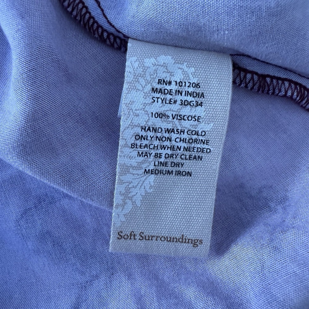 Soft Surroundings Raspberry Rosaria Patchwork Dre… - image 8